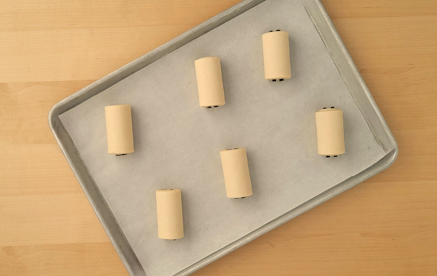 Bulk Frozen Raw Chocolate Croissants