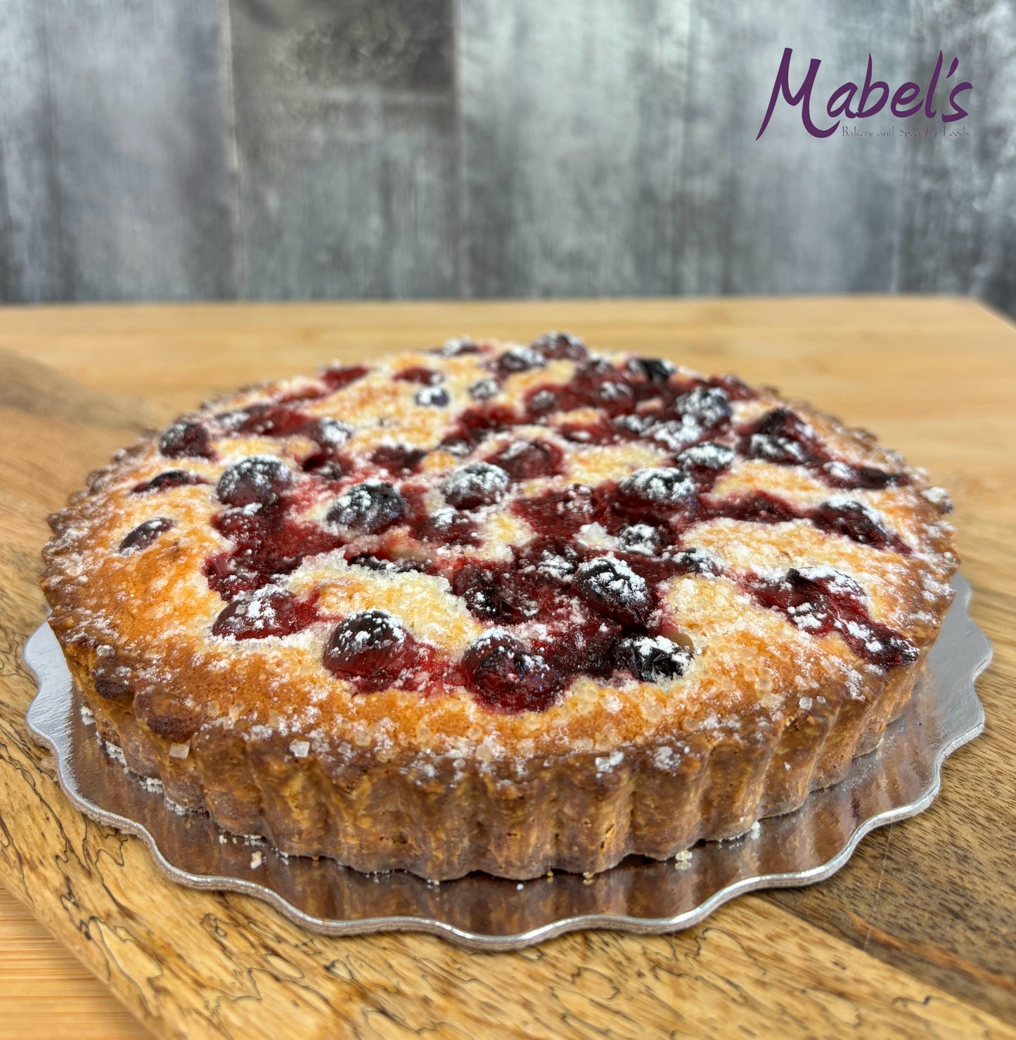 Cranberry Orange Frangipane Tart