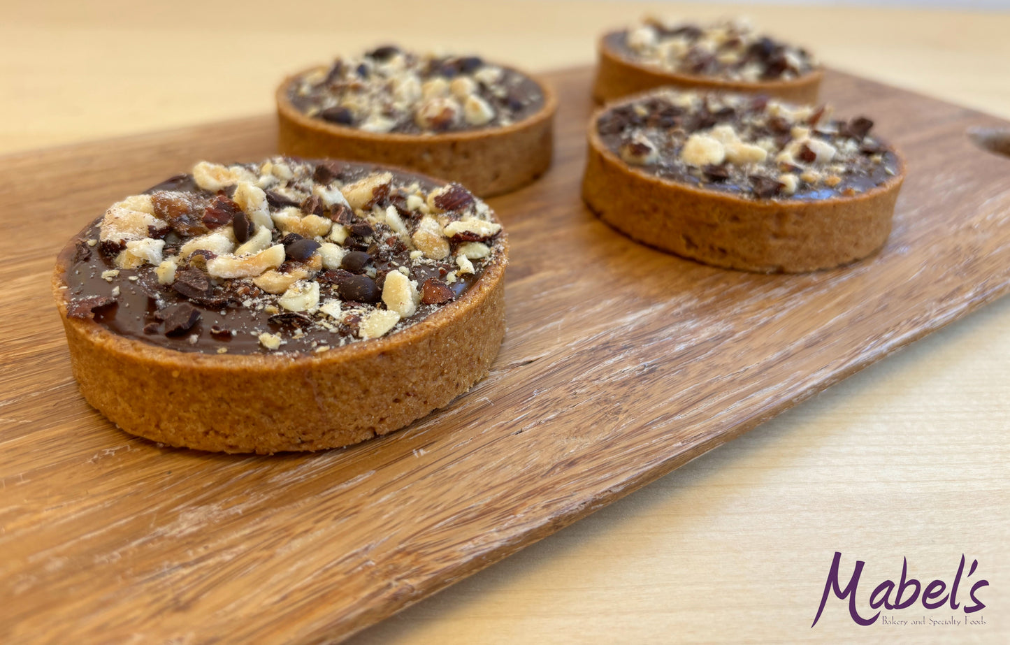 Chocolate Caramel Hazelnut Tart