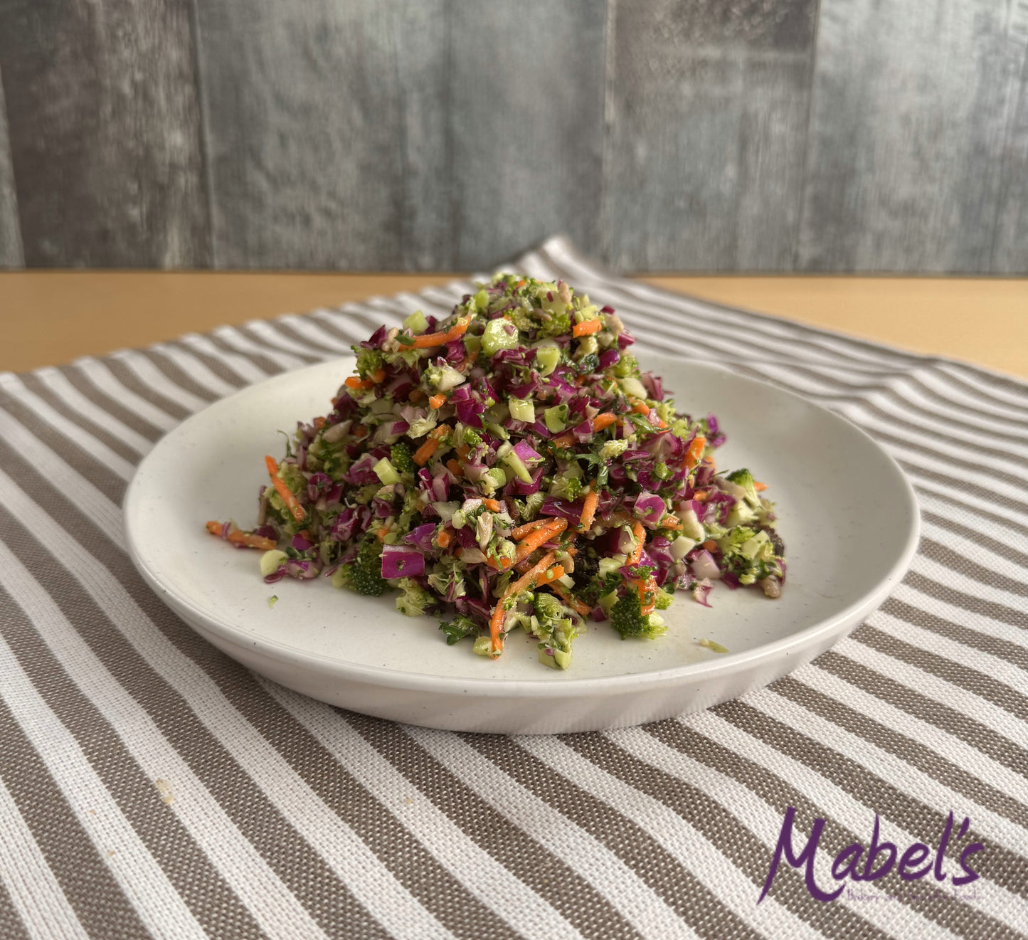 Honey Citrus Broccoli & Cabbage Slaw