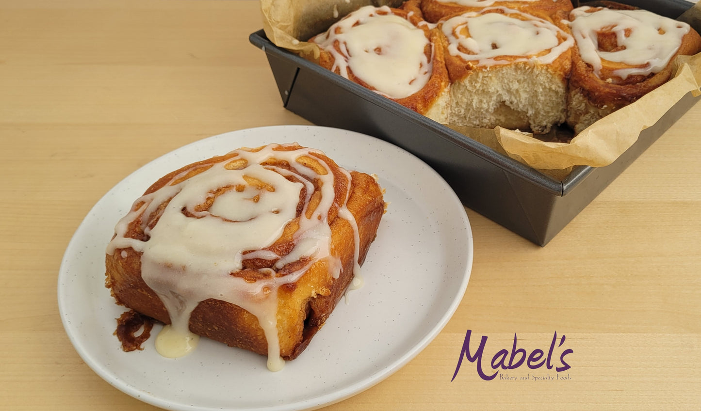 Bulk Frozen Raw Cinnamon Buns w/Icing