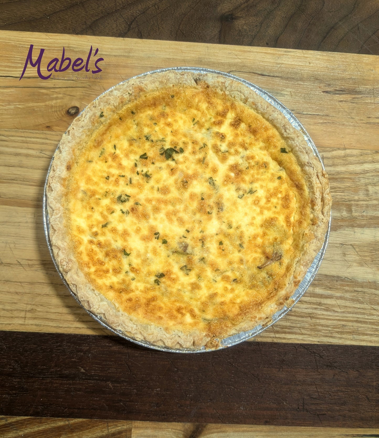 Quiche, Mushroom Leek & Feta