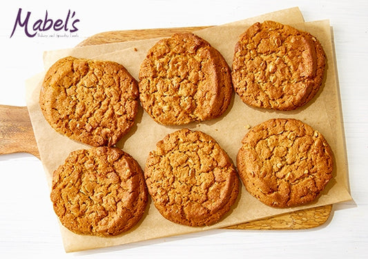 Baked Salted Peanut Butter Oat Cookies