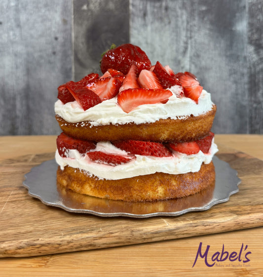 Strawberry Sponge Cake