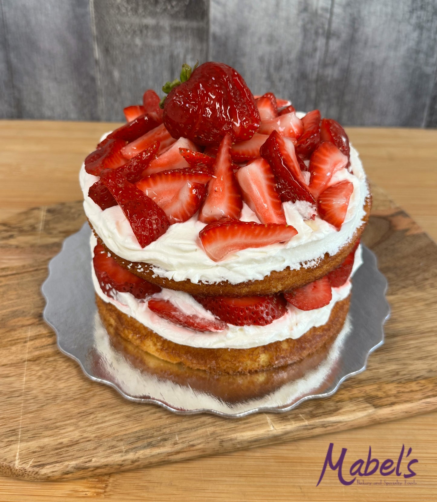 Strawberry Sponge Cake
