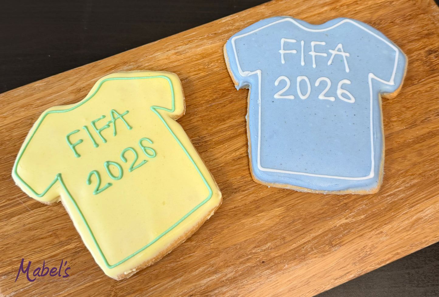 FIFA Jersey Sugar Cookies