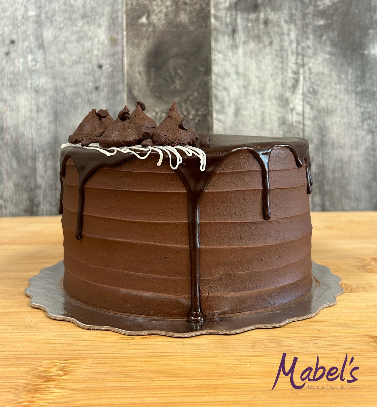 Vanilla Cake with Ganache