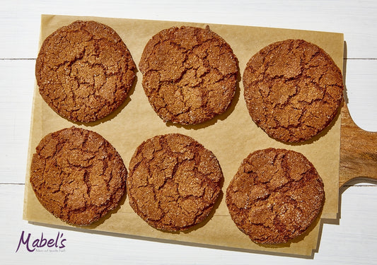 Baked Ginger Molasses Cookies